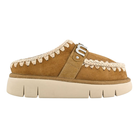 MOU Sabeau Sabot Donna in montone BOUNCE CLOG METAL LOGO 36 A25-MOUFW531001A-COG-36 - Francavilla Moda